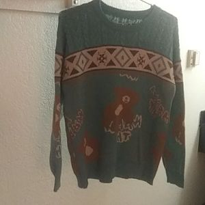 Women's Kclot Bear Themed Sweater